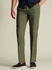 Charles Tyrwhitt Green Linen Suit Trousers - Image 6 of 8