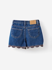 Cotton On Blue Snap Front Denim Shorts - Image 2 of 3