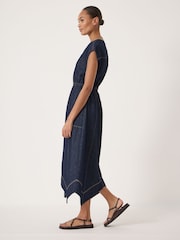 Hush Blue Klara Denim Maxi Dress - Image 2 of 5