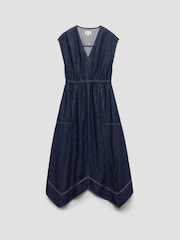 Hush Blue Klara Denim Maxi Dress - Image 5 of 5