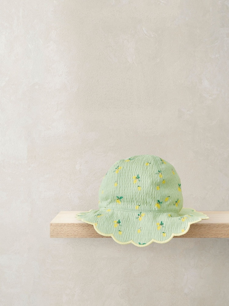 Mamas & Papas Hibiscus Reversible Hat - Bild 1 von 3 Mamas & Papas Hibiscus Reversible Hat - Bild 1 von 3