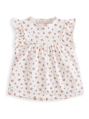 Mamas & Papas Pink Rose Print Jersey Short Pyjamas - Image 2 of 3