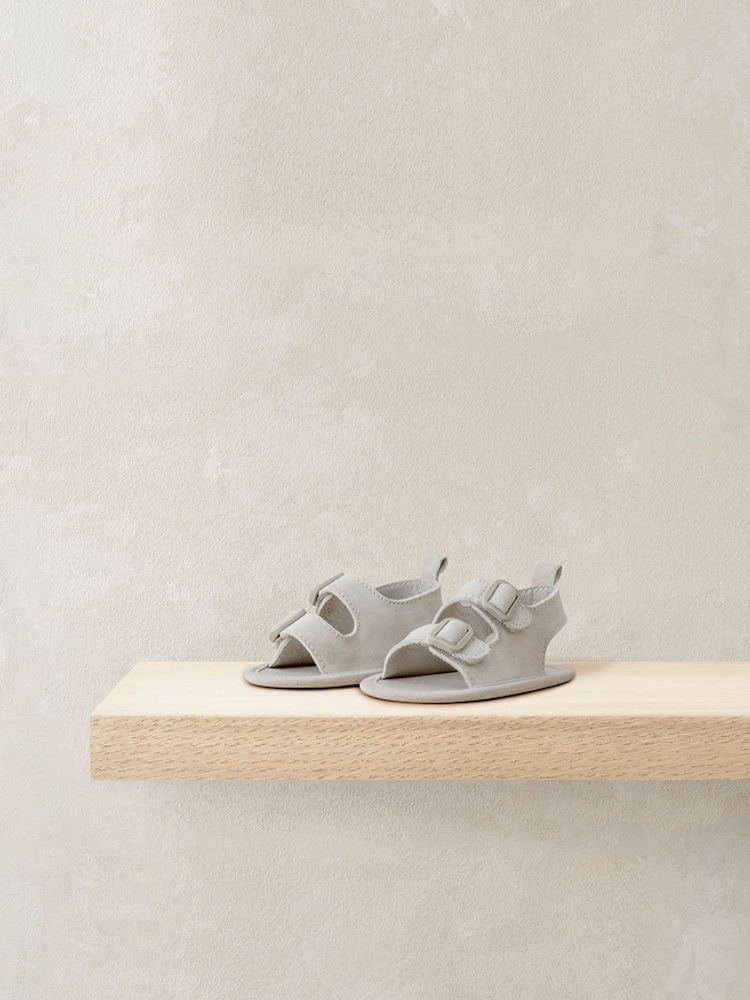 Mamas & Papas Brown Suede Sandals - Image 1 of 2