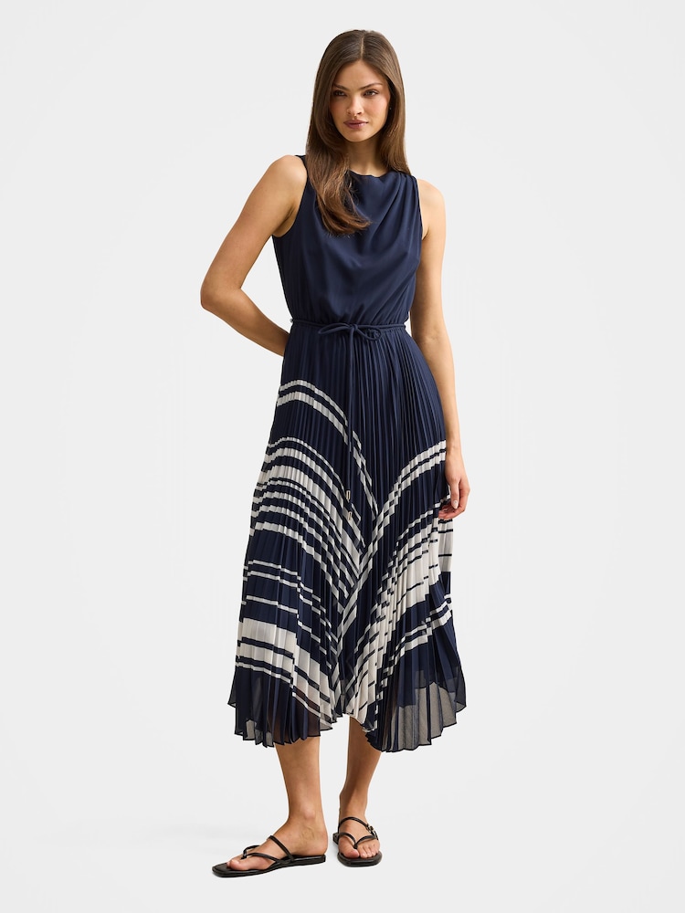 Forever New Addie Pleated Skirt Midi Dress - Εικόνα 1 από 4