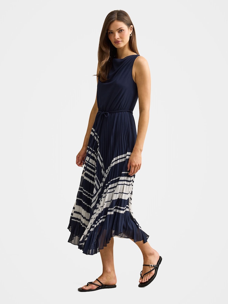 Forever New Addie Pleated Skirt Midi Dress - Εικόνα 4 από 4