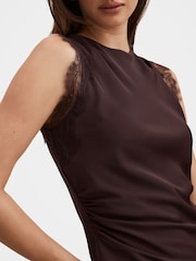 Forever New Brown Enola Lace Top - Image 3 of 5