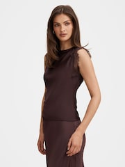 Forever New Brown Enola Lace Top - Image 4 of 5