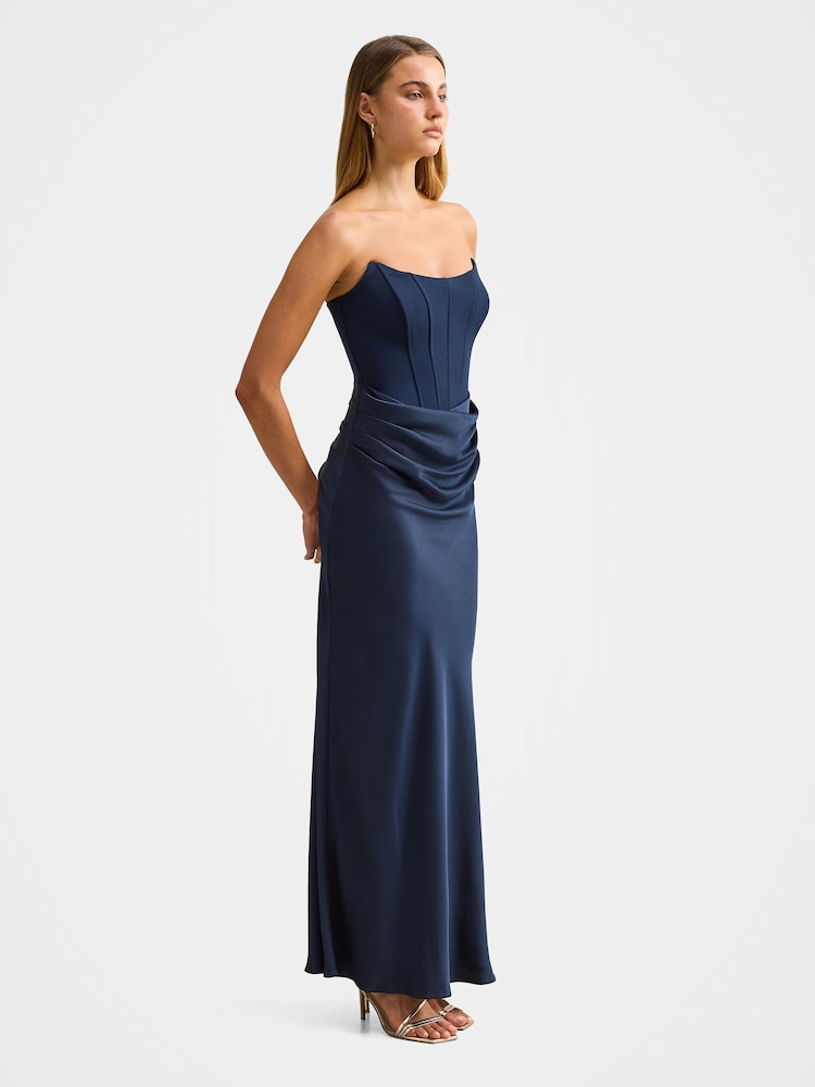 Forever New Isra Drape Straplez Maksi Don - 4şəkildən 4 şəkil