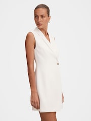 Forever New White Winslet Petite Wrap Blazer Mini Dress - Image 4 of 5