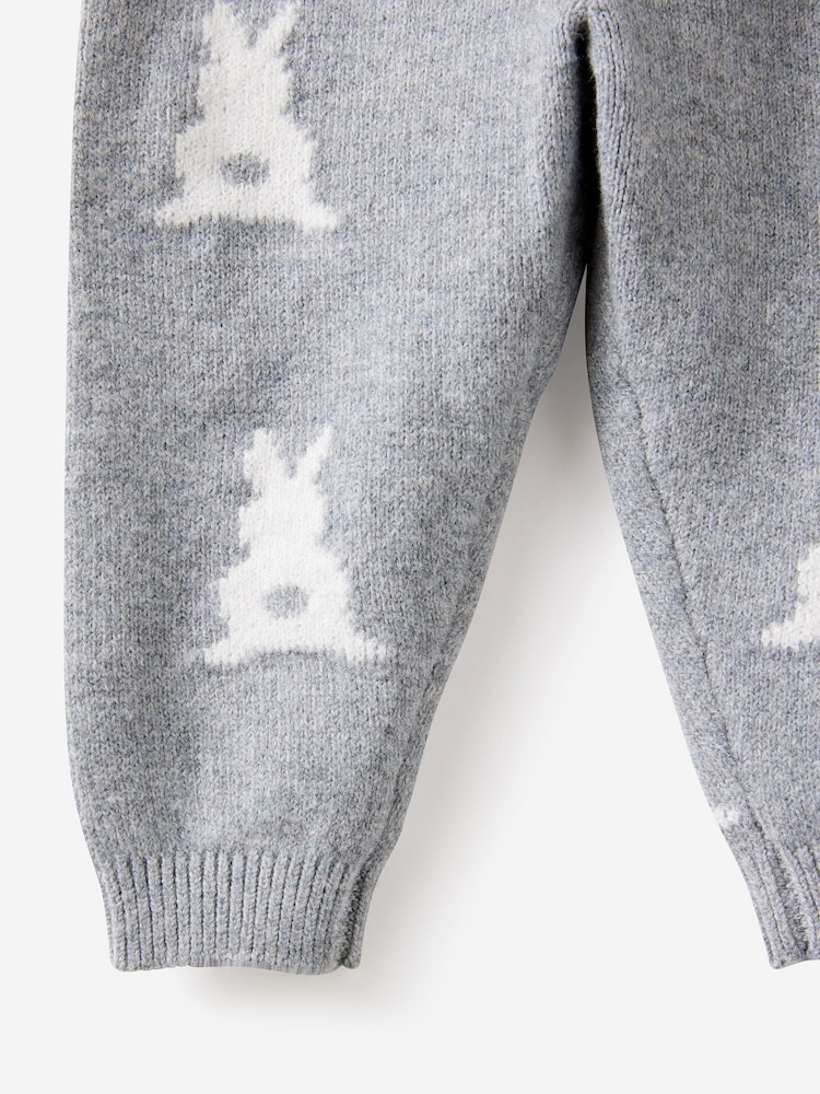 Cotton On Grey Bundle Raglan Knit Jumper & Leggings Set - Image 3 of 3