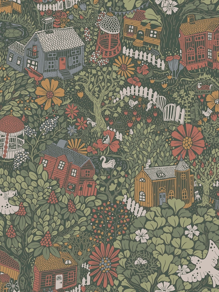 Galerie Wallcoverings Green Resan Kids 10.05M Wallpaper - Image 2 of 2