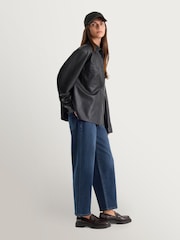 Good American Blue Vintage Barrel Ankle Jeans - Image 3 of 6