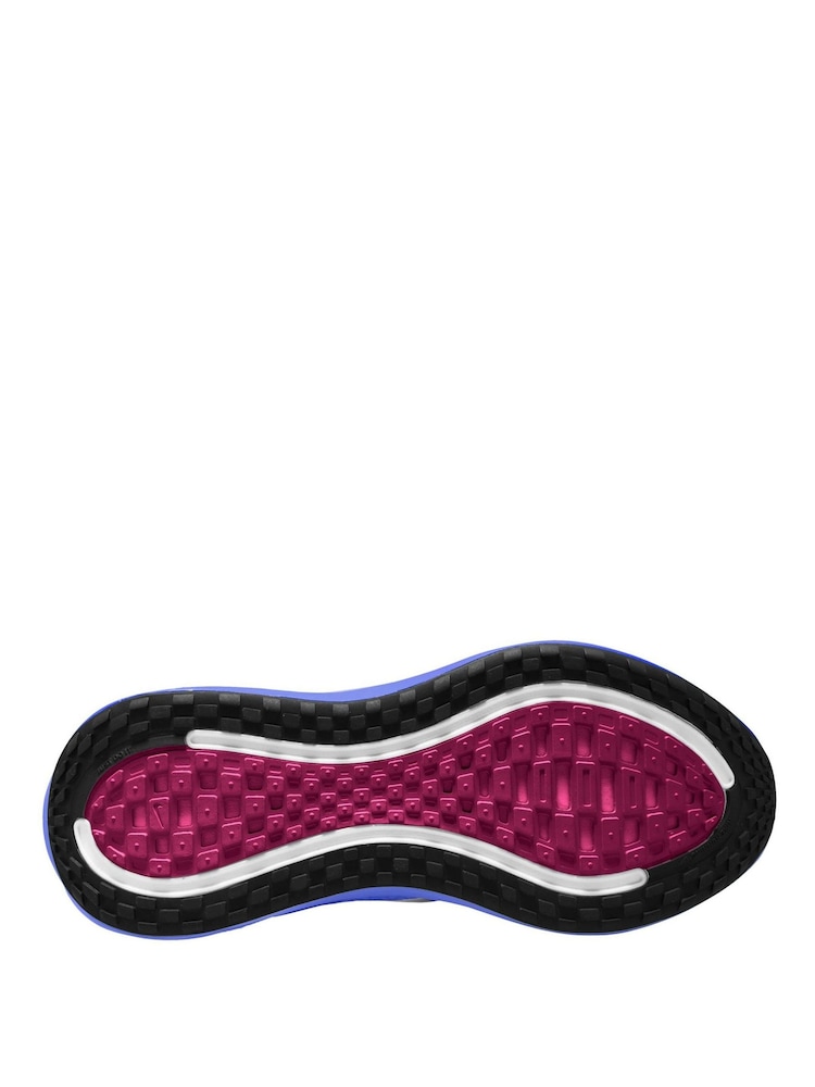 Nike Blue Violet Vomero Plus Road Running Trainers - Image 3 of 3 Nike Blue Violet Vomero Plus Road Running Trainers - Image 3 of 3