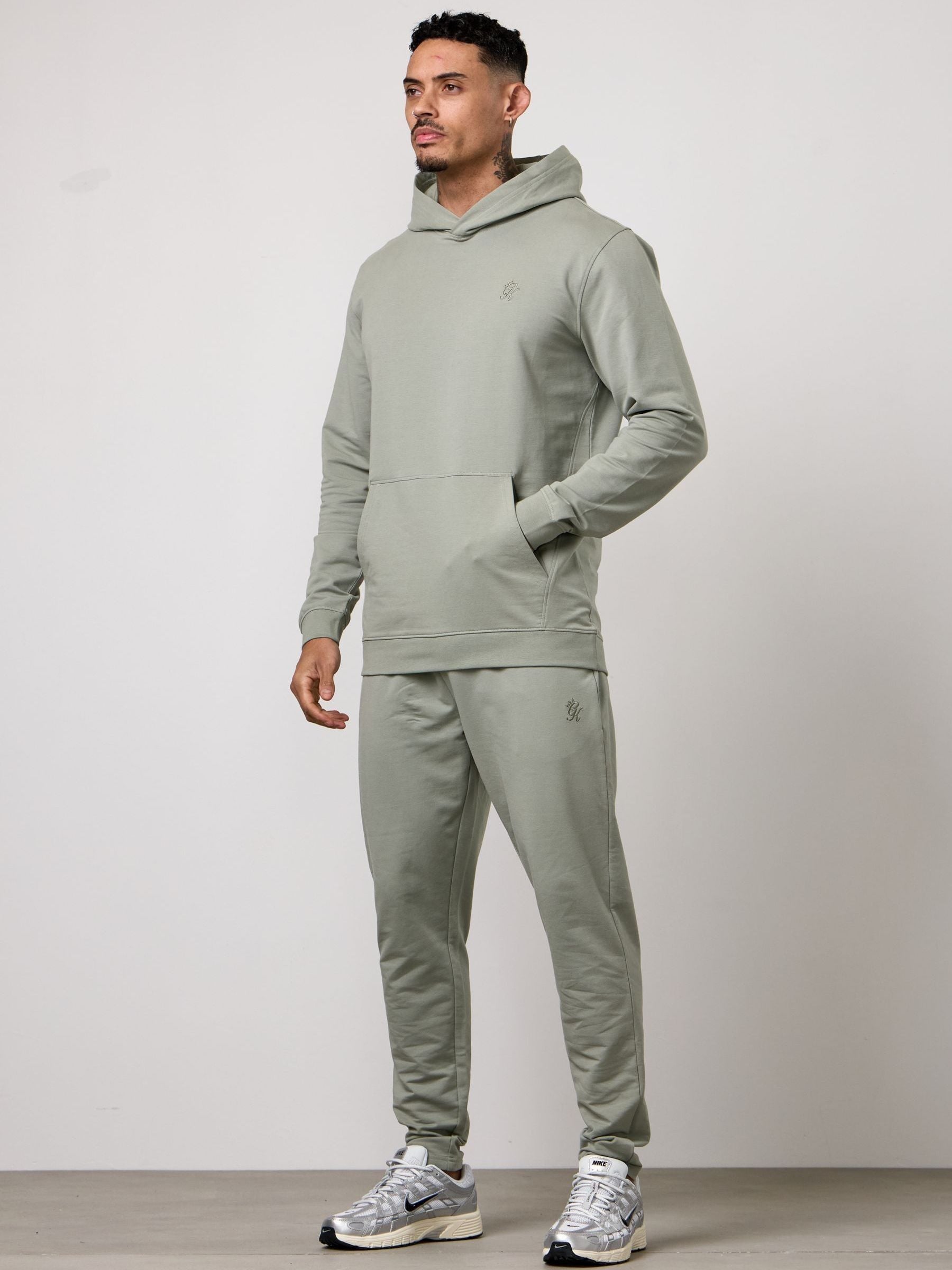 Gym King Men's Green Victory Loopback Joggers