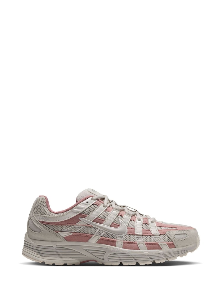 Nike Cream Pink P-6000 Trainers - Image 1 of 9