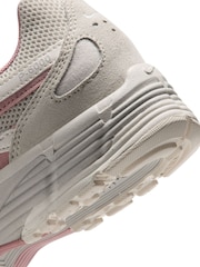 Nike Cream Pink P-6000 Trainers - Image 8 of 9