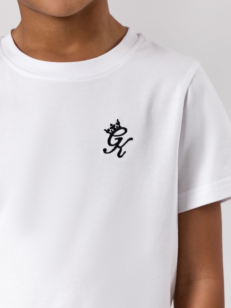 Gym King White Fundamental T-Shirt - Image 4 of 4 Gym King White Fundamental T-Shirt - Image 4 of 4
