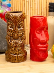 Jeray 2 Pack Red Bar Bespoke Tiki Mugs - Image 1 of 3