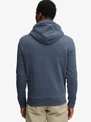 Superdry Blue Lo-Fi Dockside Hoodie - Image 2 of 7