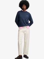 Superdry Blue Essential Heritage Crew Neck Jumper - Image 3 of 5