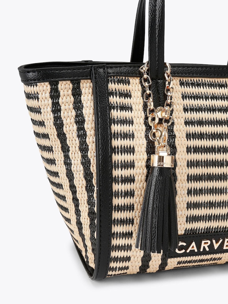 Carvela Black Minori Mini Tote Bag - Image 4 of 4