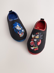 Black Sonic The Hedgehog Mule Slippers - Image 4 of 5