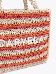 Carvela Pink Nola Crochet Tote Bag - Image 6 of 6
