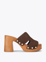 Carvela Brown Lava H Mule Flip Flop And Sandals - Image 1 of 4
