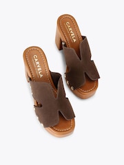 Carvela Brown Lava H Mule Flip Flop And Sandals - Image 2 of 4