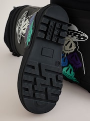Black Space Adjustable Cuff Wellies - Image 5 of 6