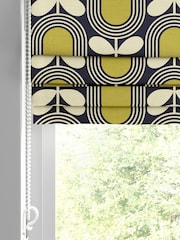 Orla Kiely Navy Striped Tulip Made to Measure Blinds - Image 2 of 5