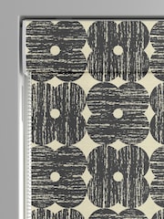 Orla Kiely Charcoal Textured Flower Made to Measure Blinds - Image 4 of 6