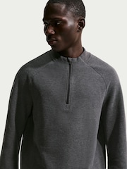 Melns - Nike Par Therma-FIT 1/2-Zip Golf Sweat Top - Attēls 3 no 5