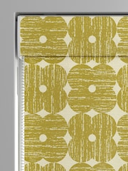 Orla Kiely Yellow Textured Flower Made to Measure Blinds - Image 4 of 6