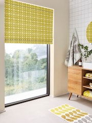 Orla Kiely Yellow Textured Flower Made to Measure Blinds - Image 5 of 6