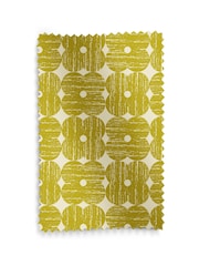 Orla Kiely Yellow Textured Flower Made to Measure Blinds - Image 6 of 6