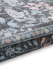 Think Rugs Dark Blue Versailles H1425 Floral Rug - Image 6 of 6