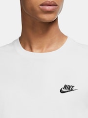 Nike White Club Long Sleeve T-Shirt - Image 3 of 5