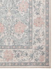 Think Rugs Beige Versailles H1424 Floral Rug - Image 4 of 6