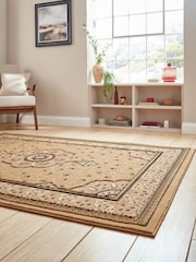 Think Rugs Beige Heritage 4400 Traditional Rug - Image 2 of 3