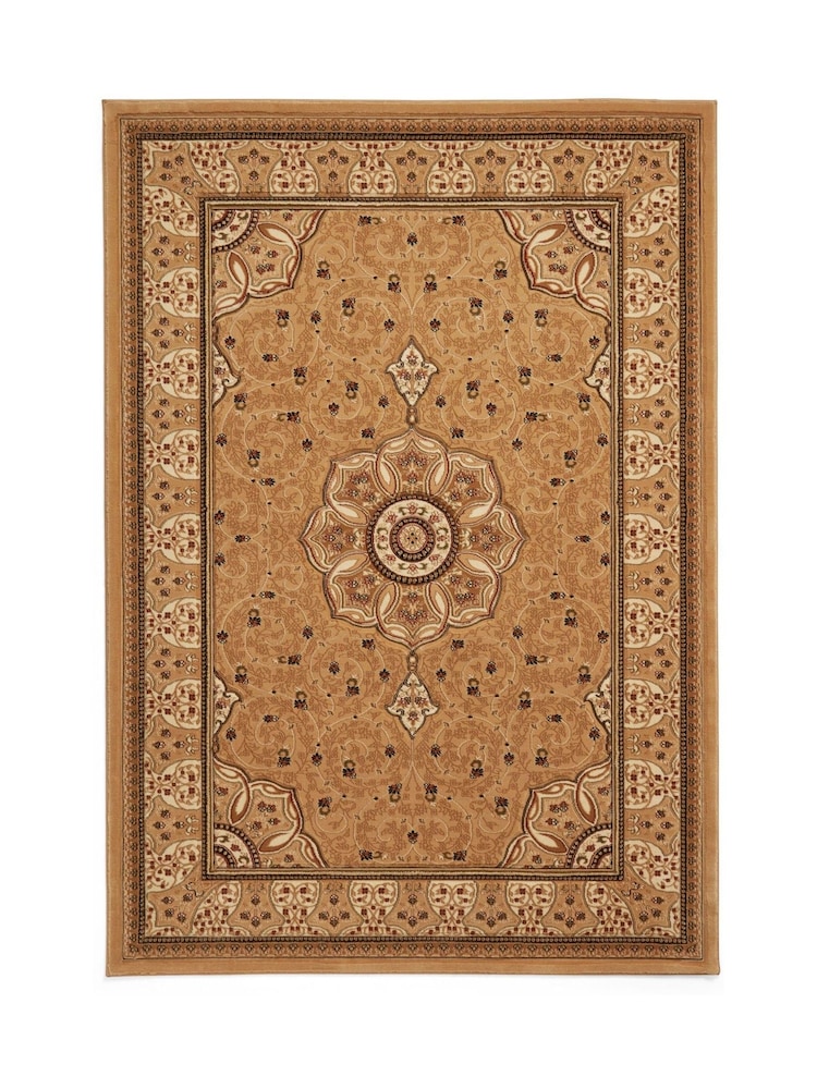 Think Rugs Beige Heritage 4400 Traditional Rug - Image 3 of 3
