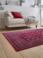 Think Rugs Red Dubai 62098 Traditional Rug Rug - Image 2 of 6