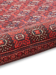 Think Rugs Red Kashmar Washable 2018 Traditional Rug - Image 6 of 6