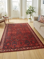 Think Rugs Red Kashmar Washable 2022 Traditional Rug - Image 1 of 6