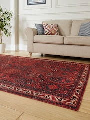 Think Rugs Red Kashmar Washable 2022 Traditional Rug - Image 2 of 6