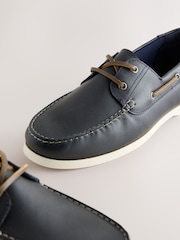 Navy Boat Shoes - Image 3 of 5