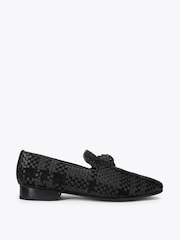 Kurt Geiger London Black Leather Ace Stud Shoes - Image 1 of 4