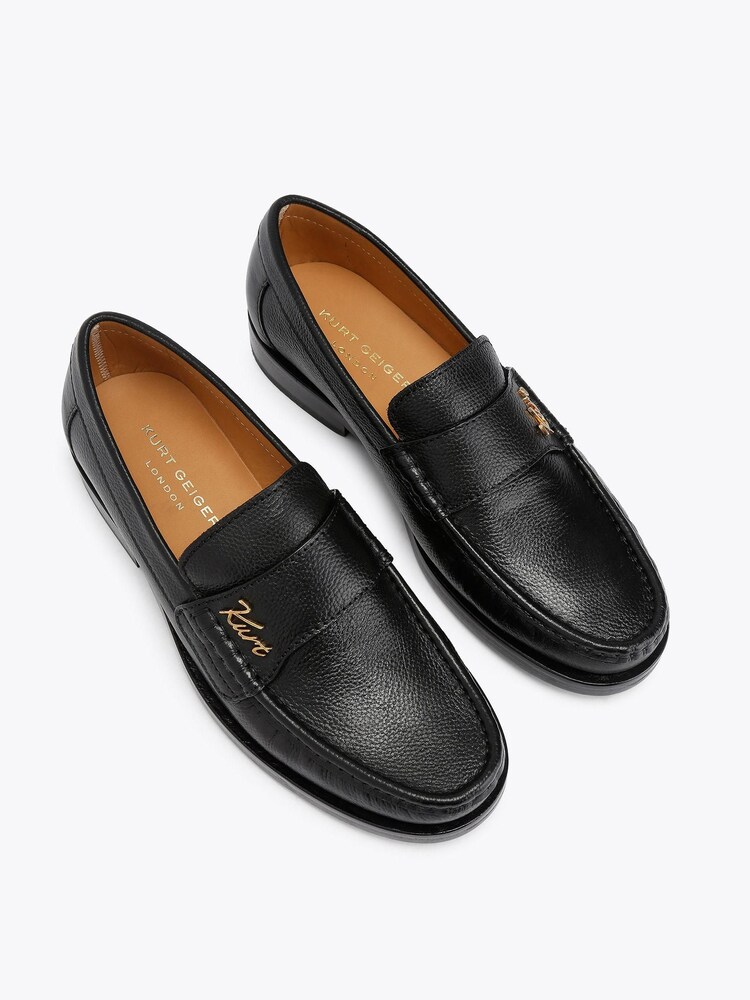 Kurt Geiger London Black Limehouse Loafer Shoes - Image 2 of 4