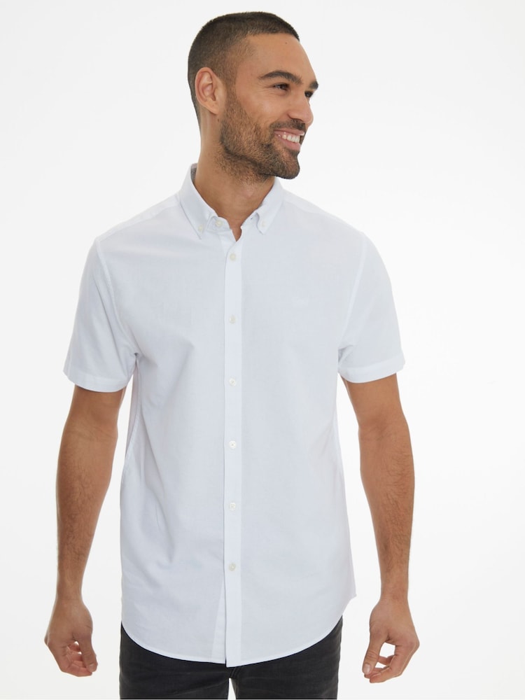 Threadbare White Short Sleeve Shirt - Image 1 of 4
