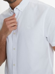 Threadbare White Short Sleeve Shirt - Image 4 of 4